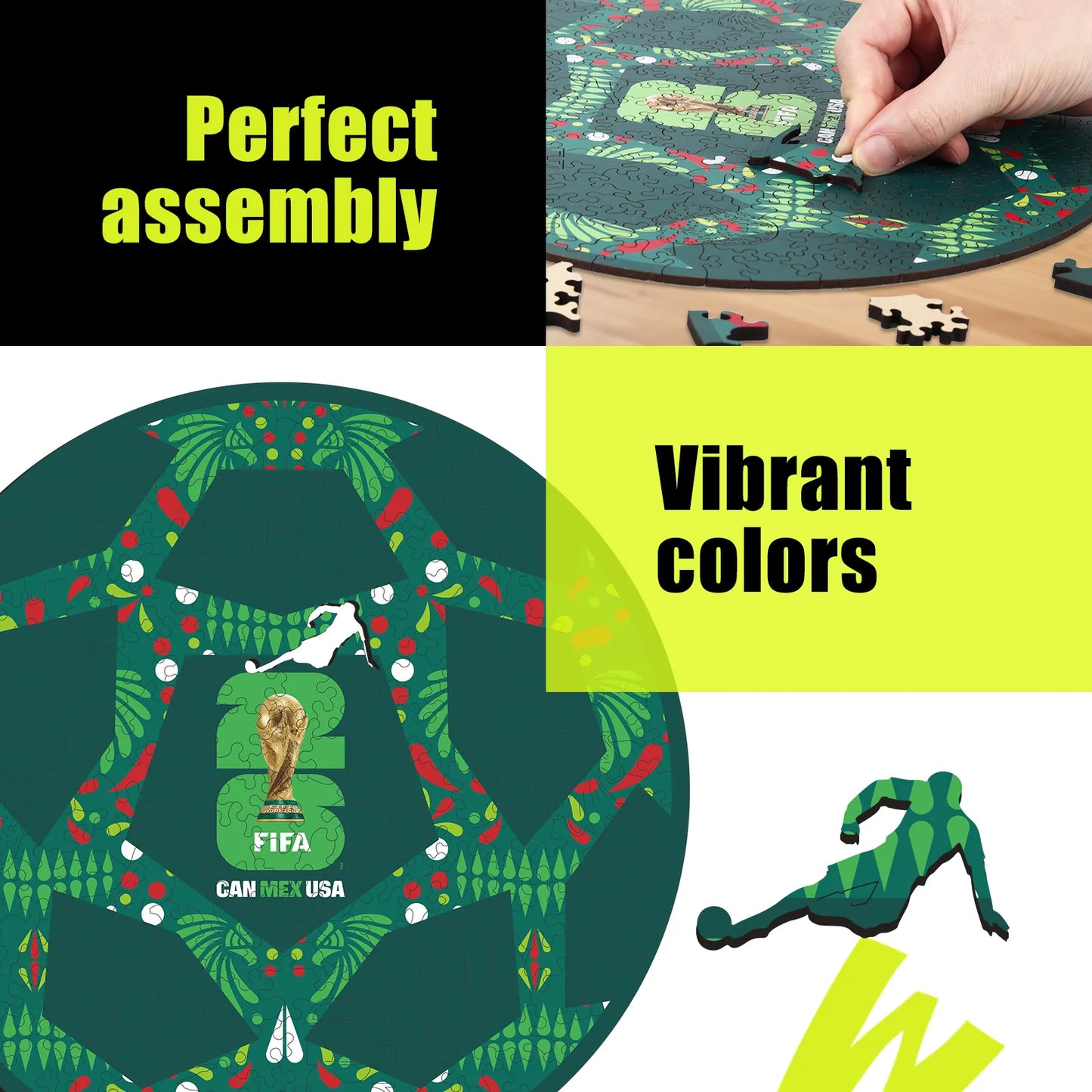 World Cup 2026 Mexico Ball, FIFA Jigsaw Puzzle