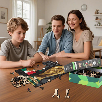 World Cup 2026 Trophy Poster Mexico, FIFA Jigsaw Puzzle