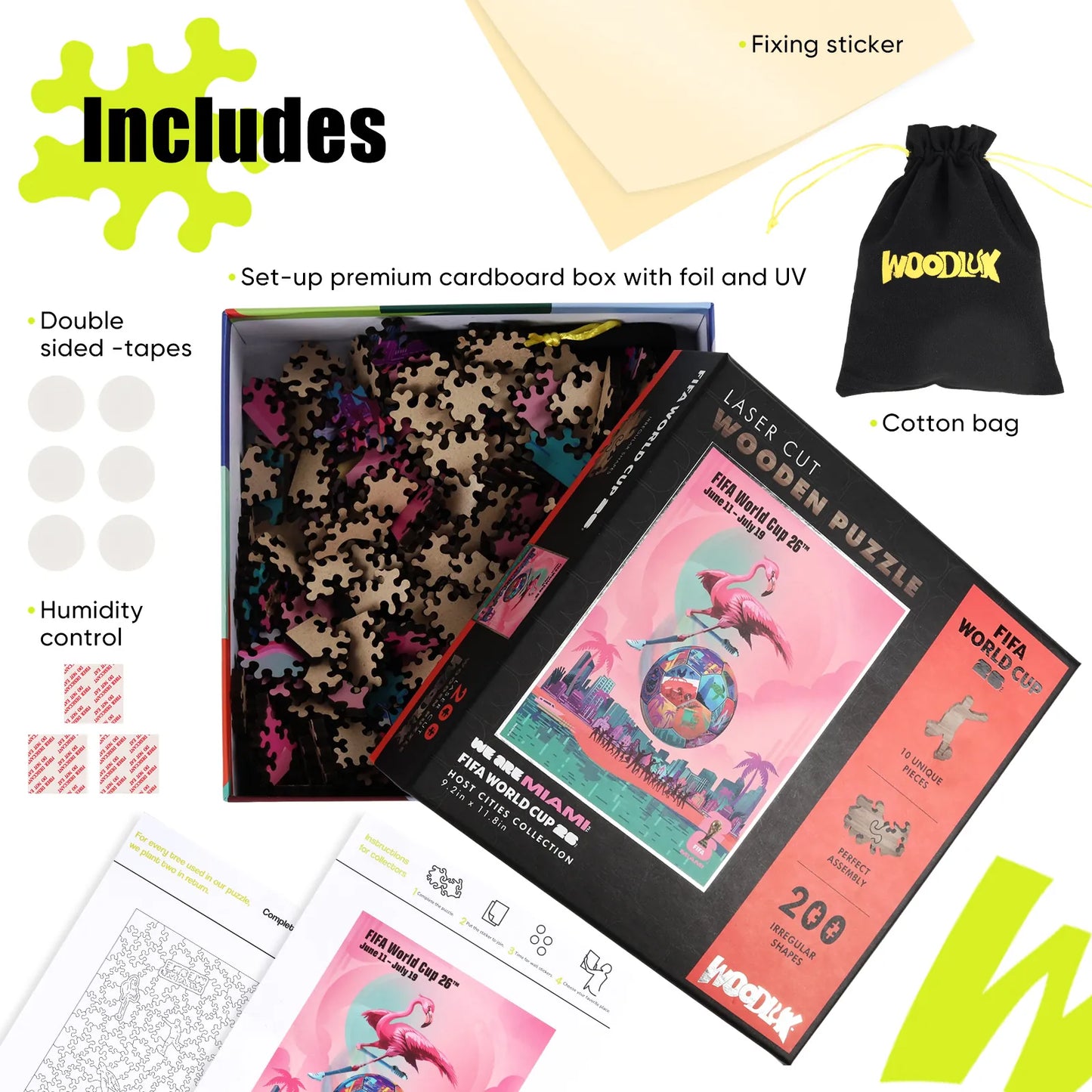 World Cup 2026 Miami Poster, FIFA Jigsaw Puzzle