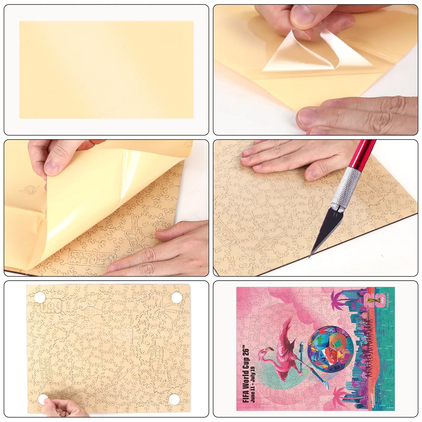 World Cup 2026 Miami Poster, FIFA Jigsaw Puzzle