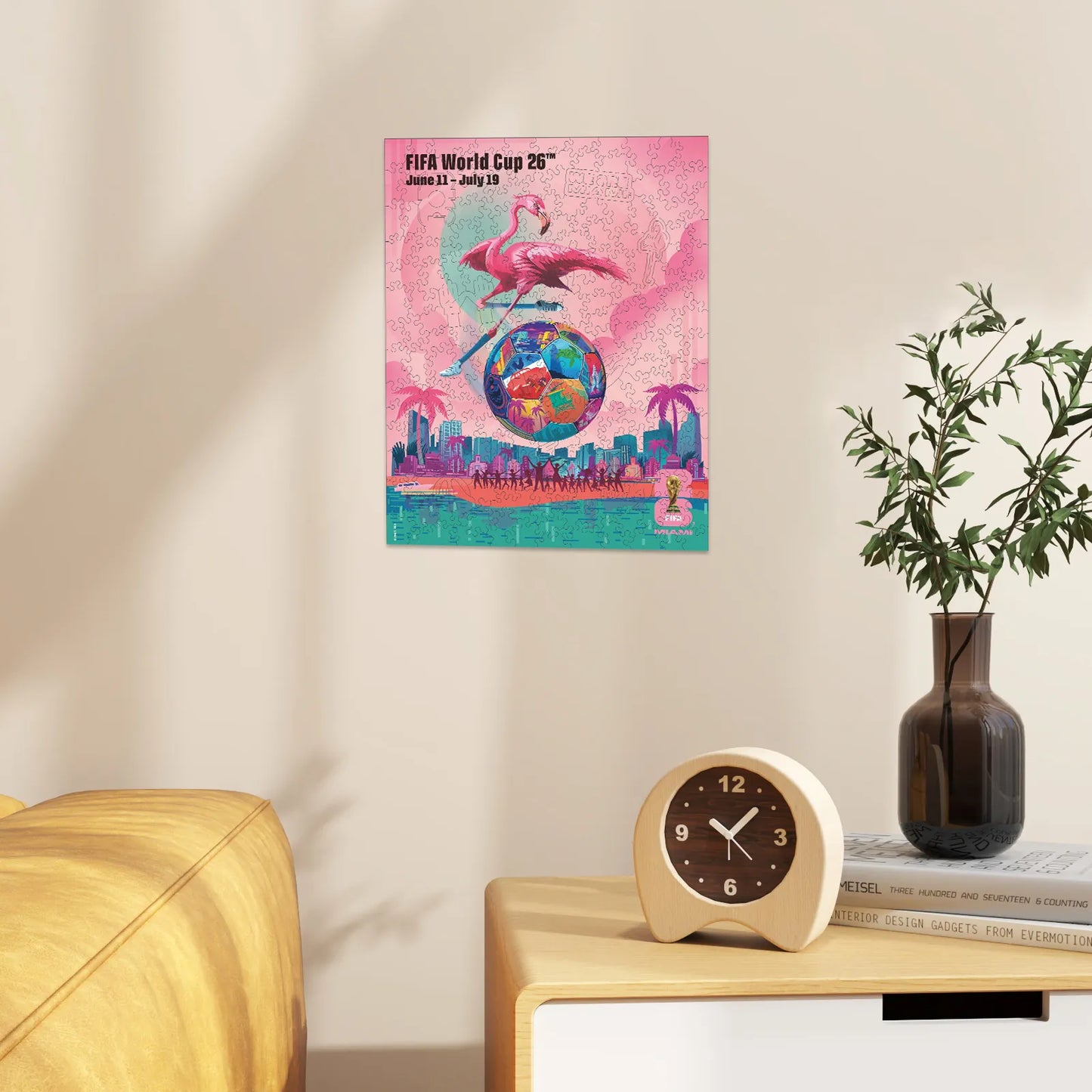 World Cup 2026 Miami Poster, FIFA Jigsaw Puzzle