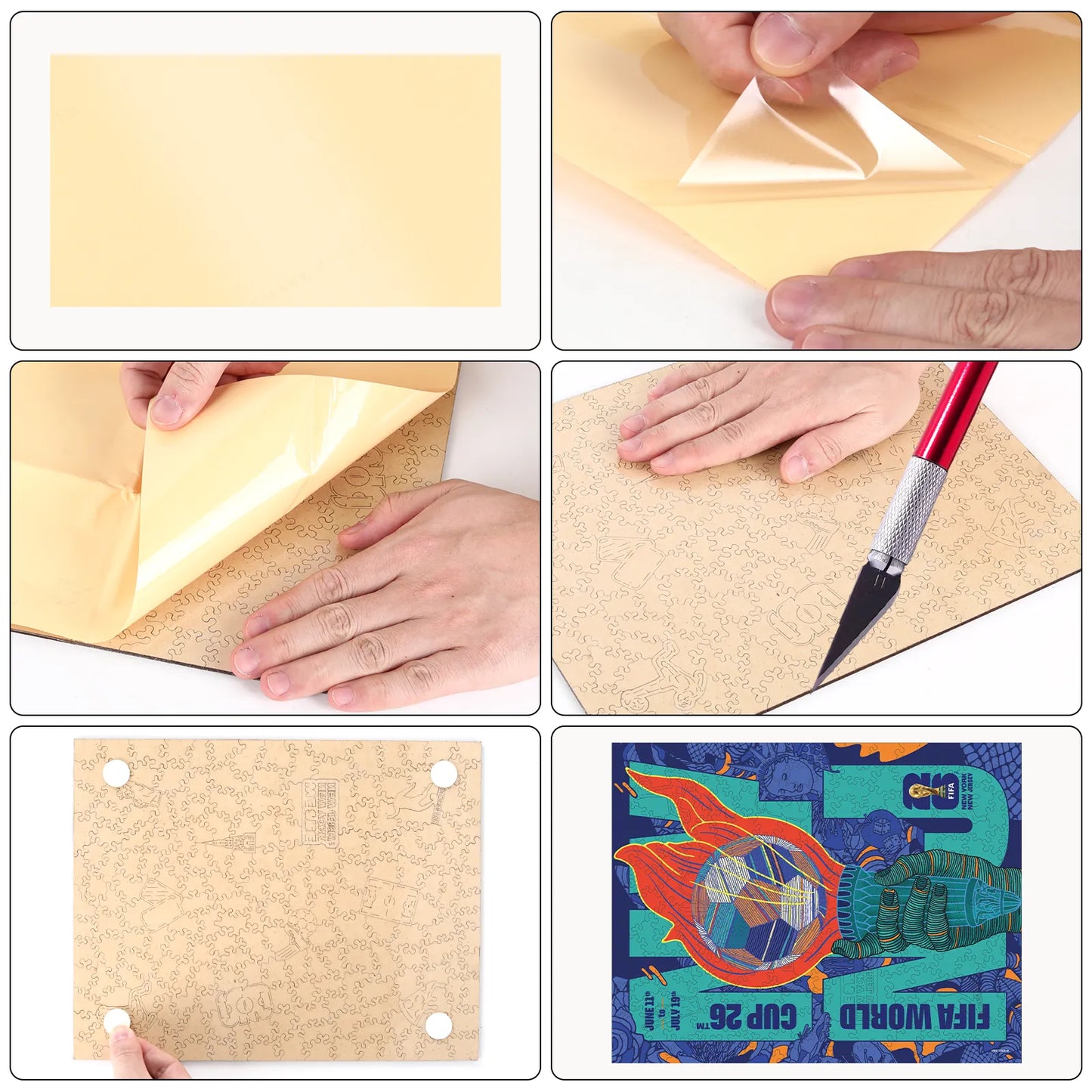 World Cup 2026 NYC NJ Poster, FIFA Jigsaw Puzzle