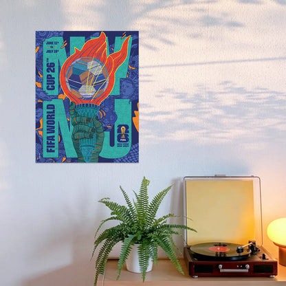 World Cup 2026 NYC NJ Poster, FIFA Jigsaw Puzzle