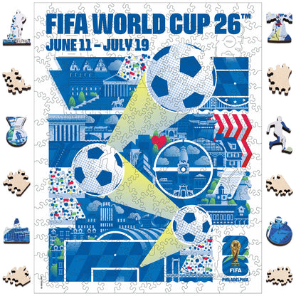 World Cup 2026 Philadelphia Poster, FIFA Jigsaw Puzzle