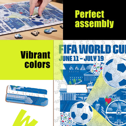 World Cup 2026 Philadelphia Poster, FIFA Jigsaw Puzzle