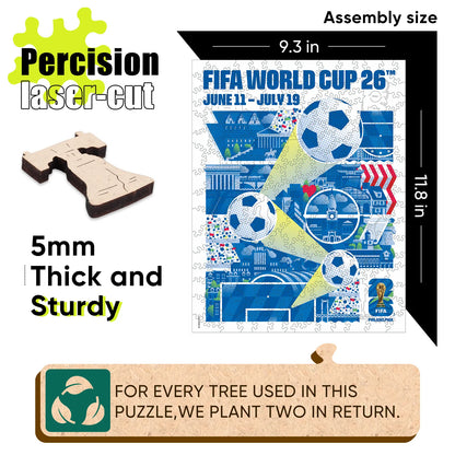 World Cup 2026 Philadelphia Poster, FIFA Jigsaw Puzzle