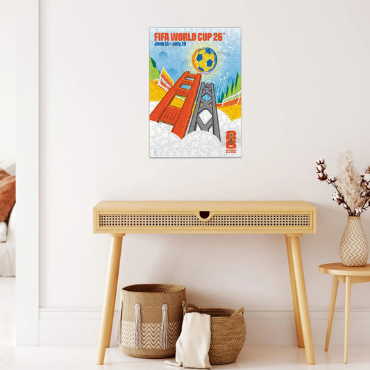 World Cup 2026 San Francisco Poster, FIFA Jigsaw Puzzle