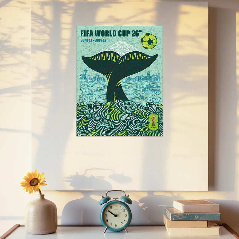 World Cup 2026 Seattle Poster, FIFA Jigsaw Puzzle