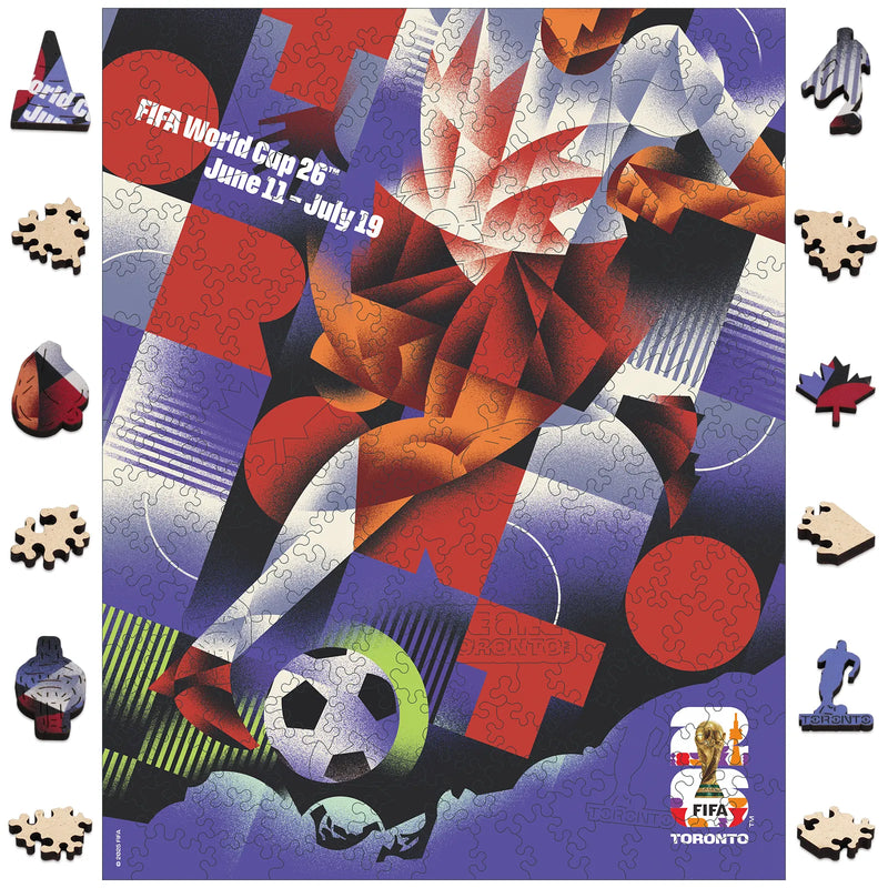 World Cup 2026 Toronto Poster, FIFA Jigsaw Puzzle