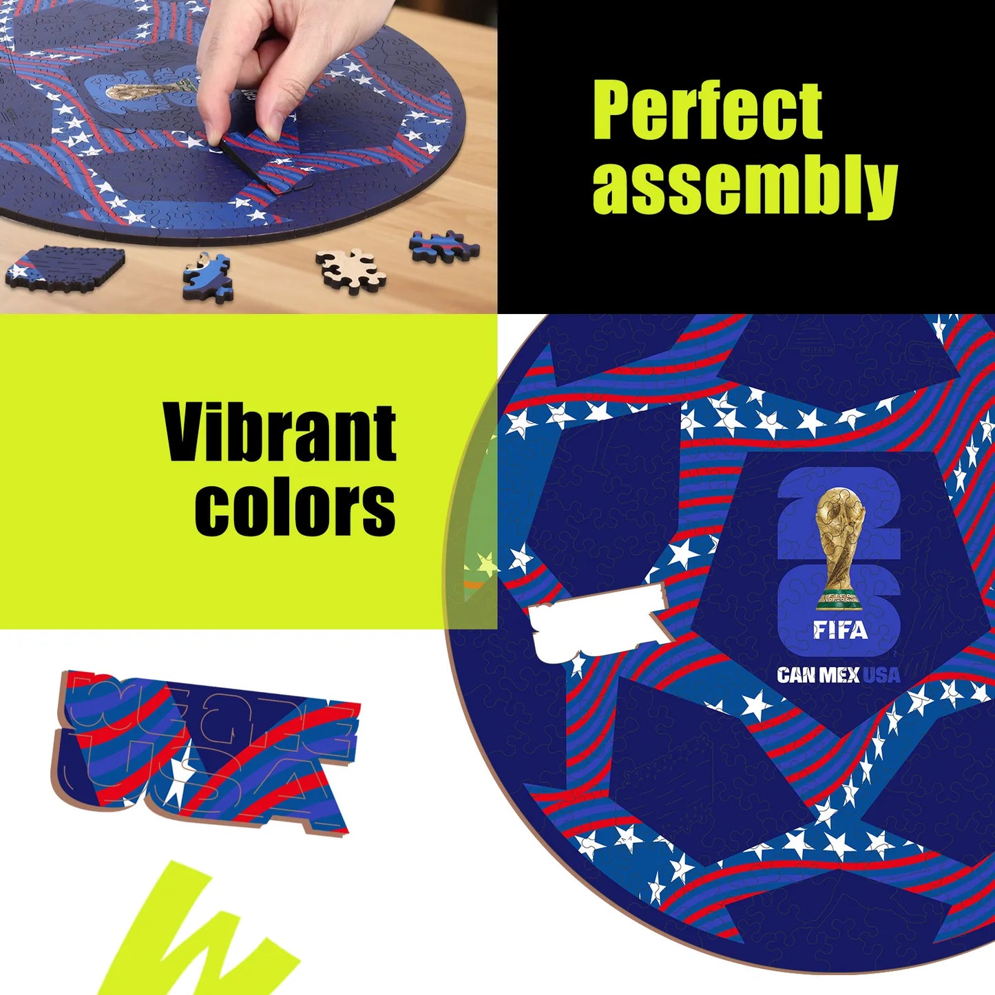 World Cup 2026 USA Ball, FIFA Jigsaw Puzzle