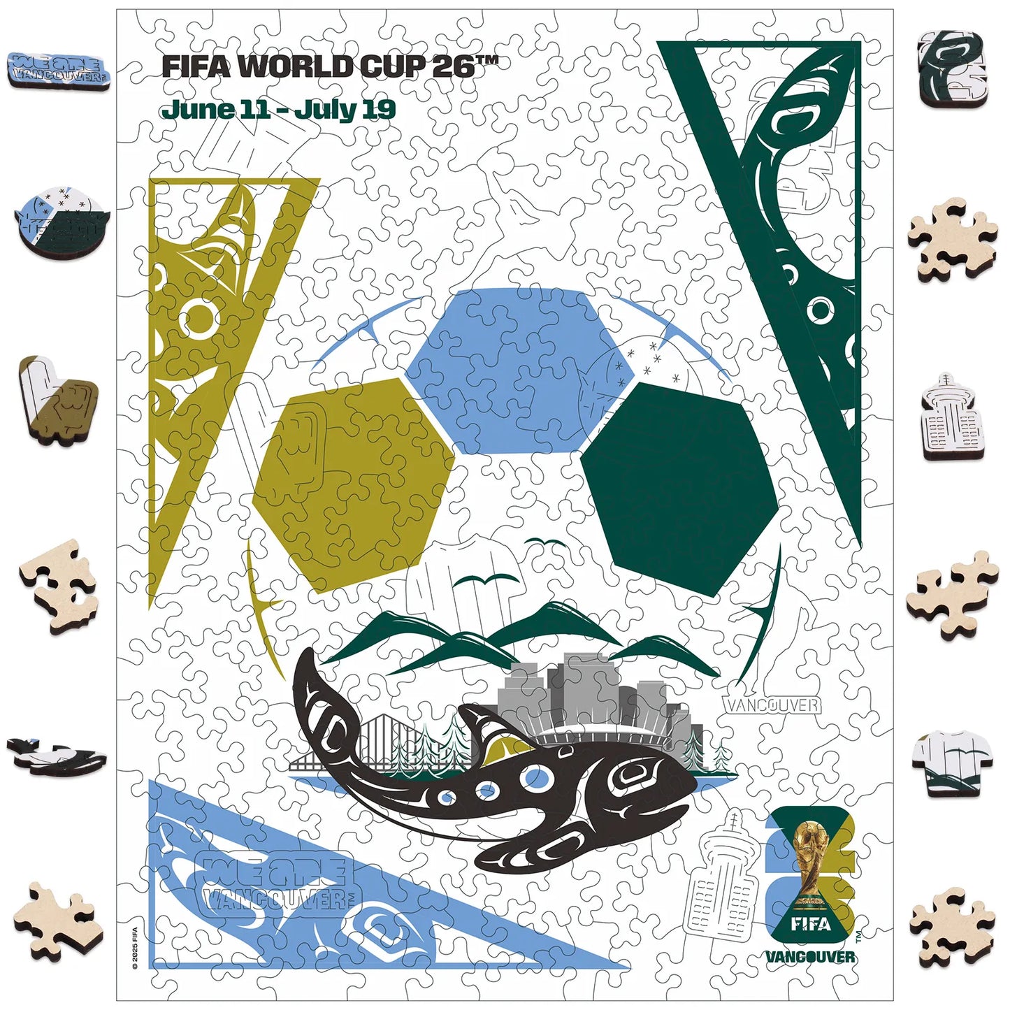 World Cup 2026 Vancouver Poster, FIFA Jigsaw Puzzle
