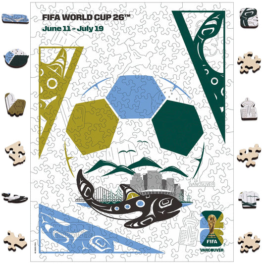 World Cup 2026 Vancouver Poster, FIFA Jigsaw Puzzle