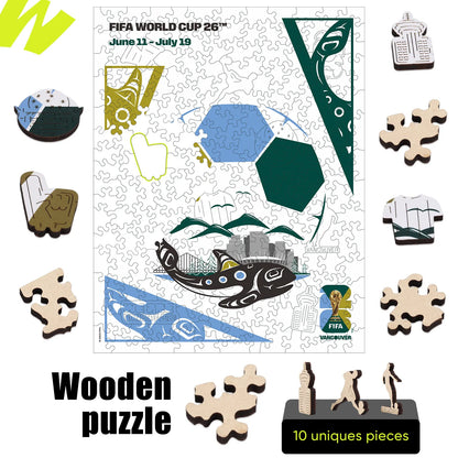 World Cup 2026 Vancouver Poster, FIFA Jigsaw Puzzle