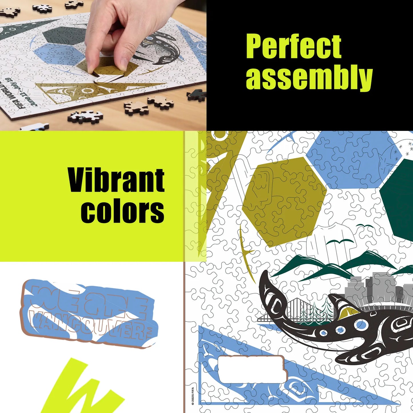 World Cup 2026 Vancouver Poster, FIFA Jigsaw Puzzle
