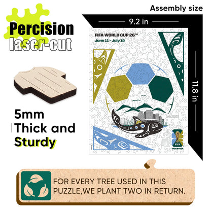 World Cup 2026 Vancouver Poster, FIFA Jigsaw Puzzle