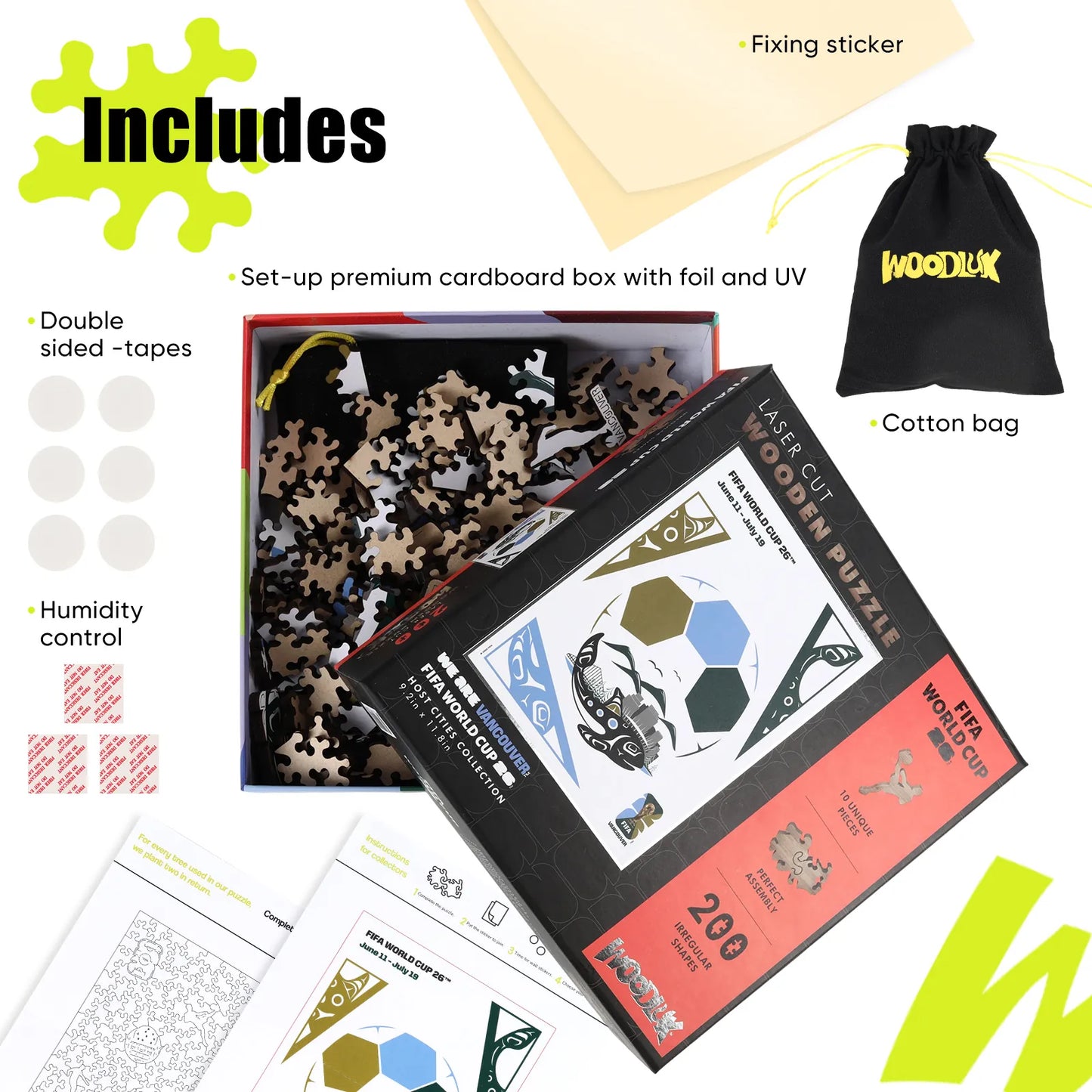 World Cup 2026 Vancouver Poster, FIFA Jigsaw Puzzle