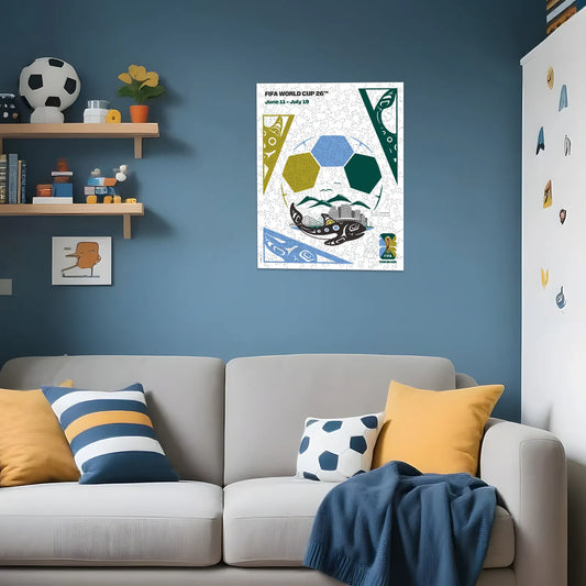 World Cup 2026 Vancouver Poster, FIFA Jigsaw Puzzle