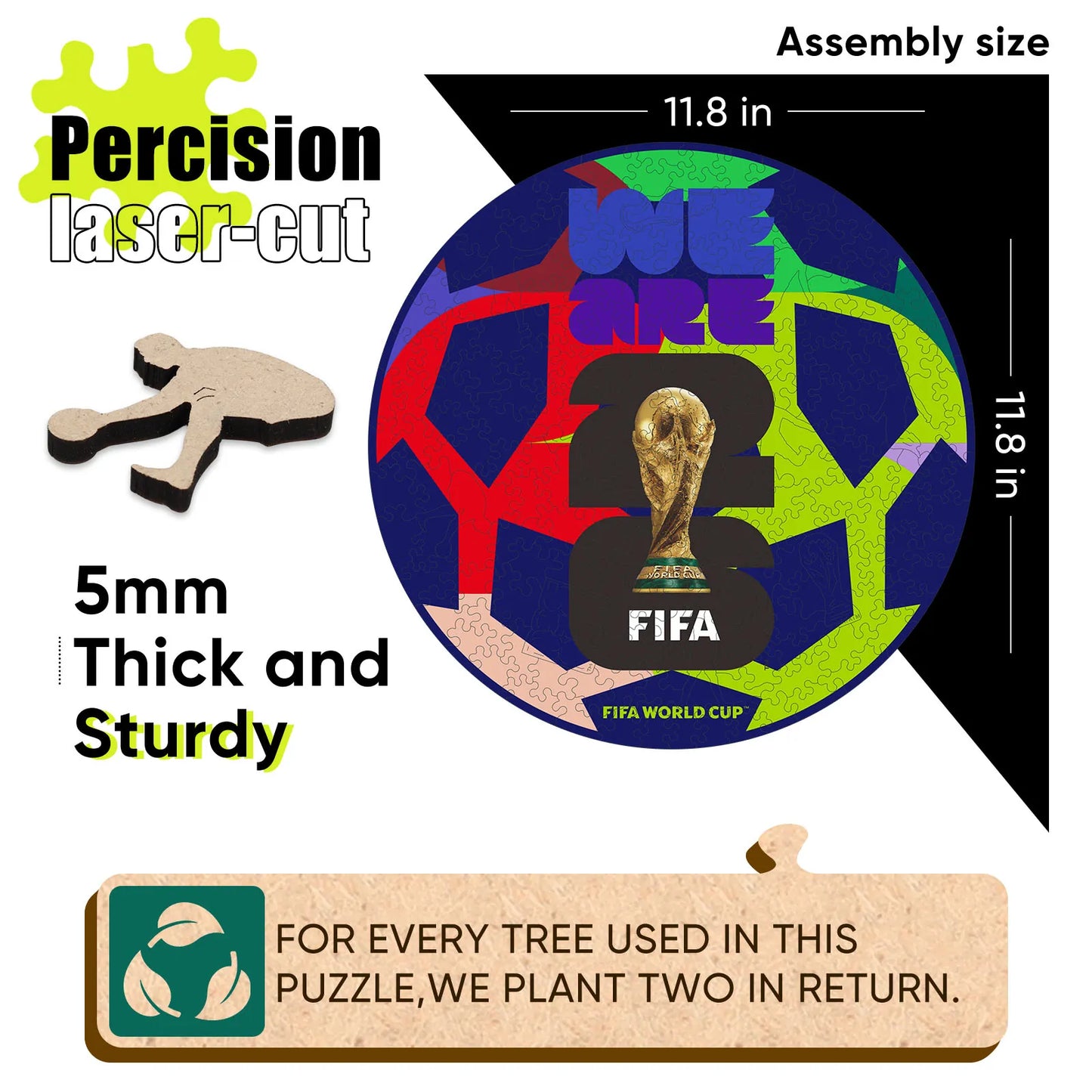 World Cup 2026 We Are 26 Ball, FIFA Jigsaw Puzzle