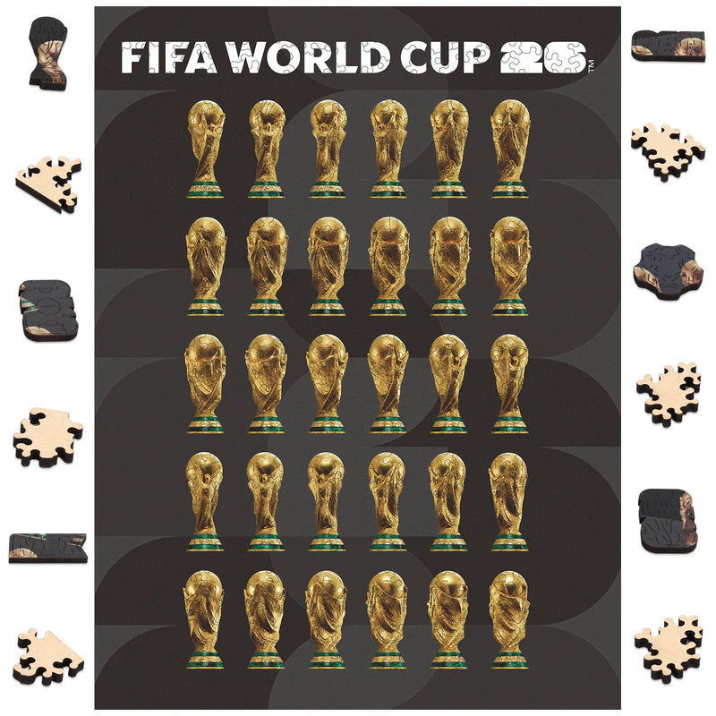 World Cup 2026 Trophy Poster, FIFA Jigsaw Puzzle
