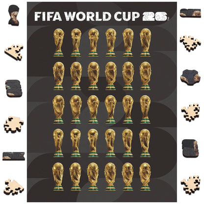 World Cup 2026 Trophy Poster, FIFA Jigsaw Puzzle