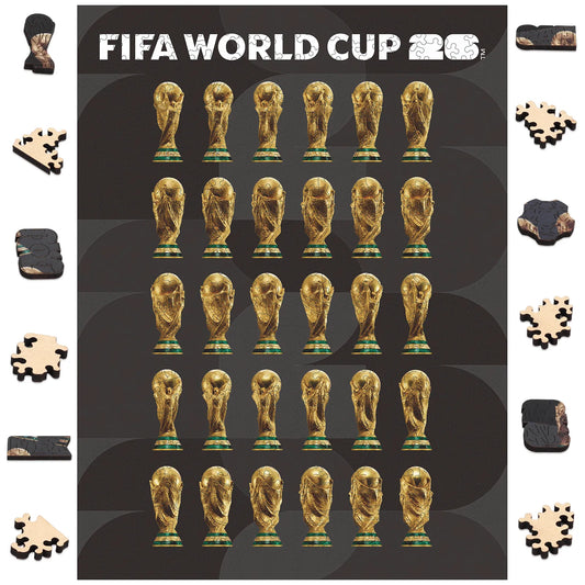 World Cup 2026 Trophy Poster, FIFA Jigsaw Puzzle