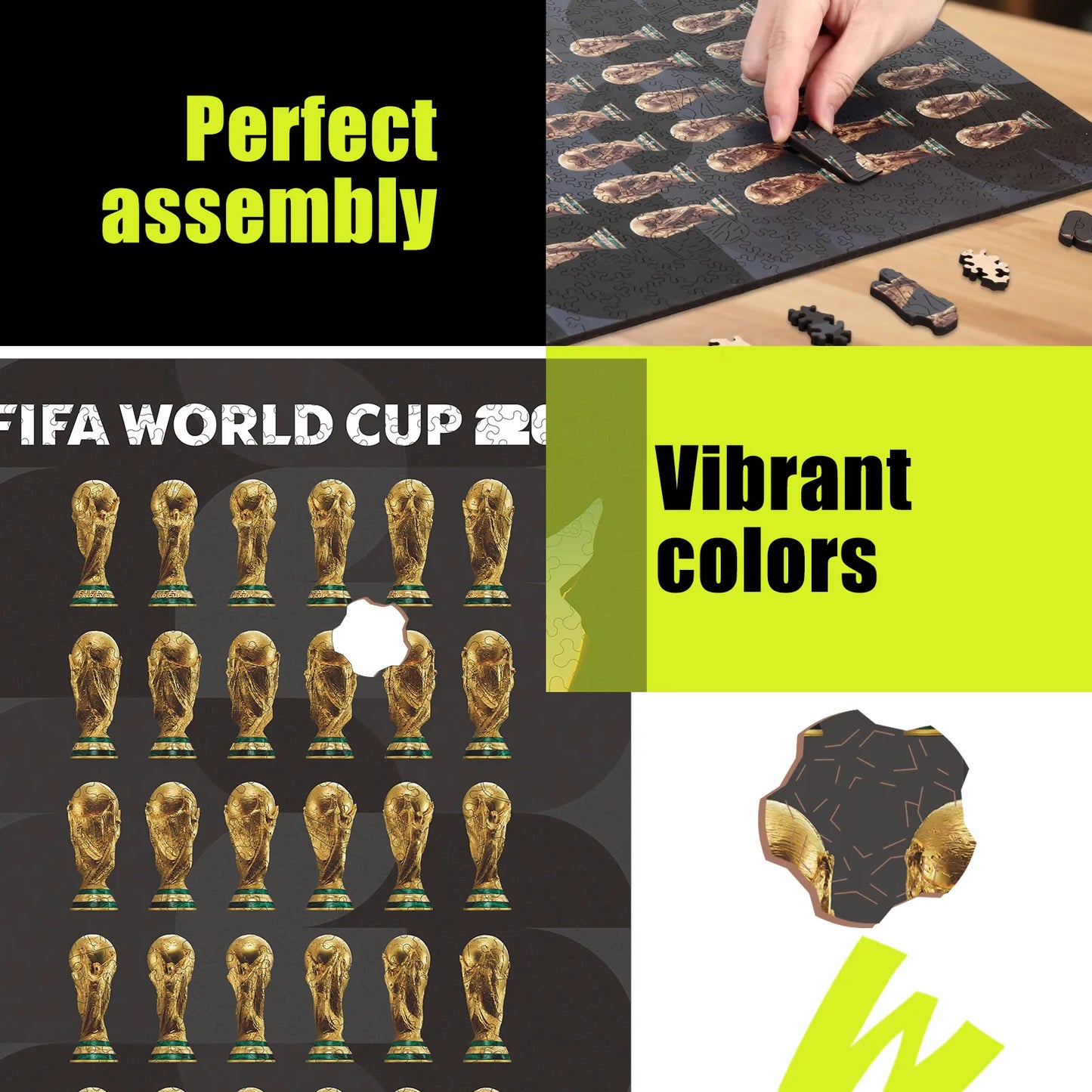 World Cup 2026 Trophy Poster, FIFA Jigsaw Puzzle