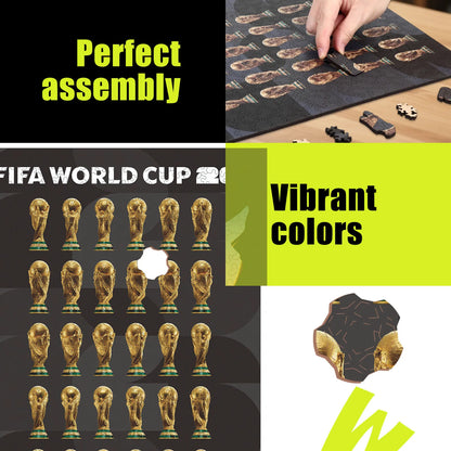 World Cup 2026 Trophy Poster, FIFA Jigsaw Puzzle