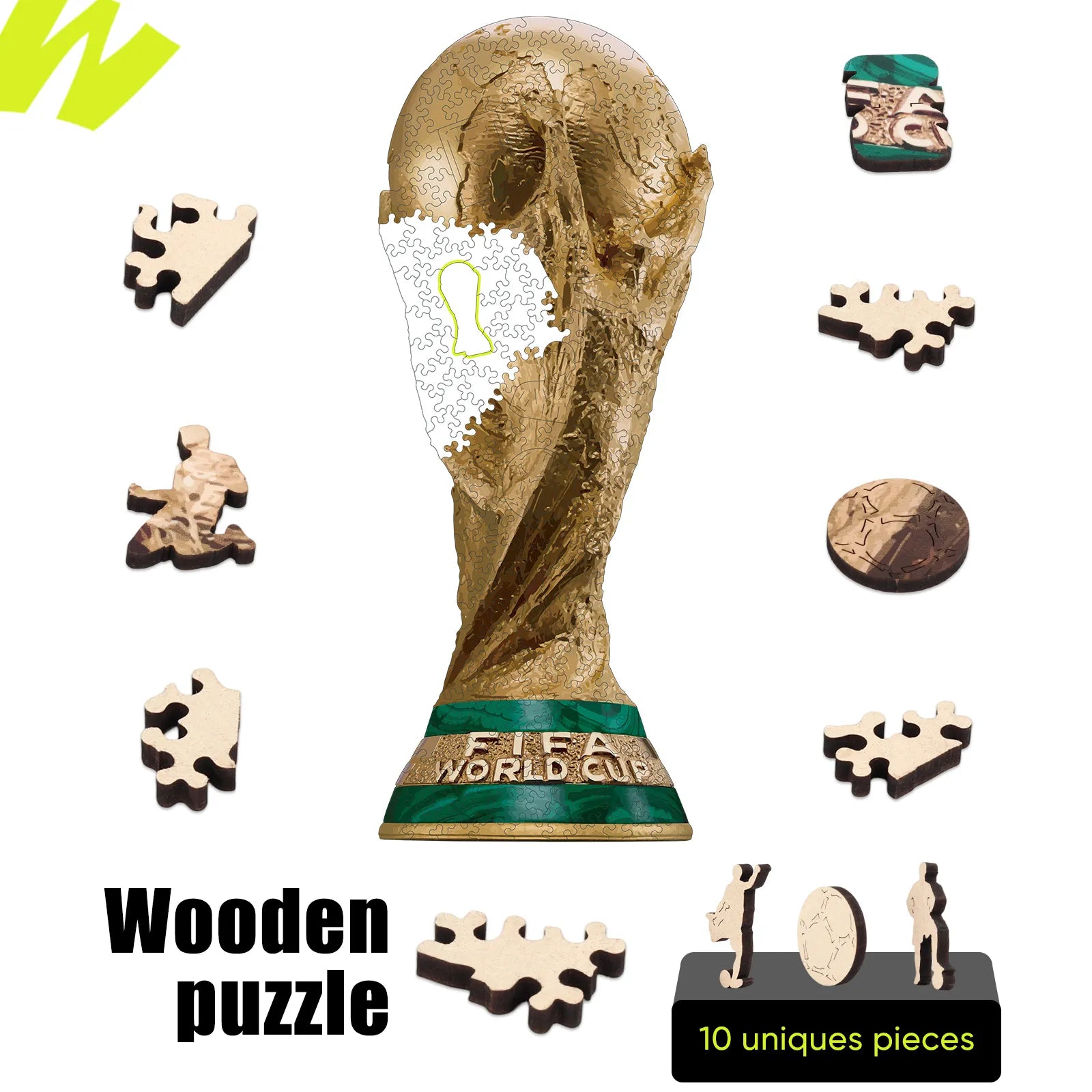 FIFA World Cup Trophy Puzzle assembled