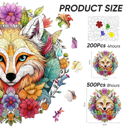 Fox, Wooden Jigsaw Puzzles
