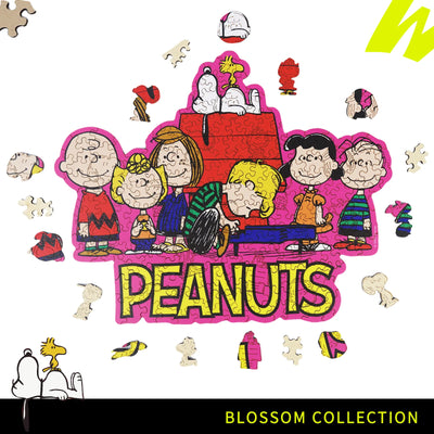 Snoopy Friends Wooden Jigsaw Puzzle – Officially Licensed, 200 Unique Pieces | WoodLux