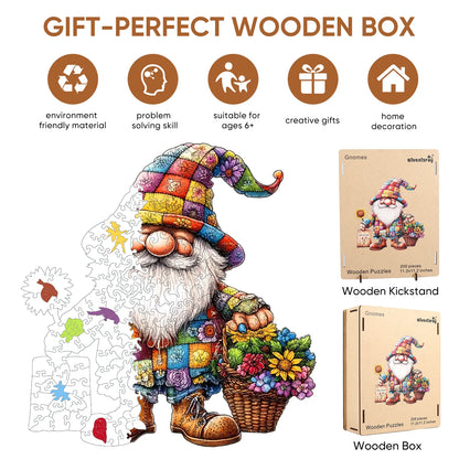 Gnomes, Wooden Jigsaw Puzzles