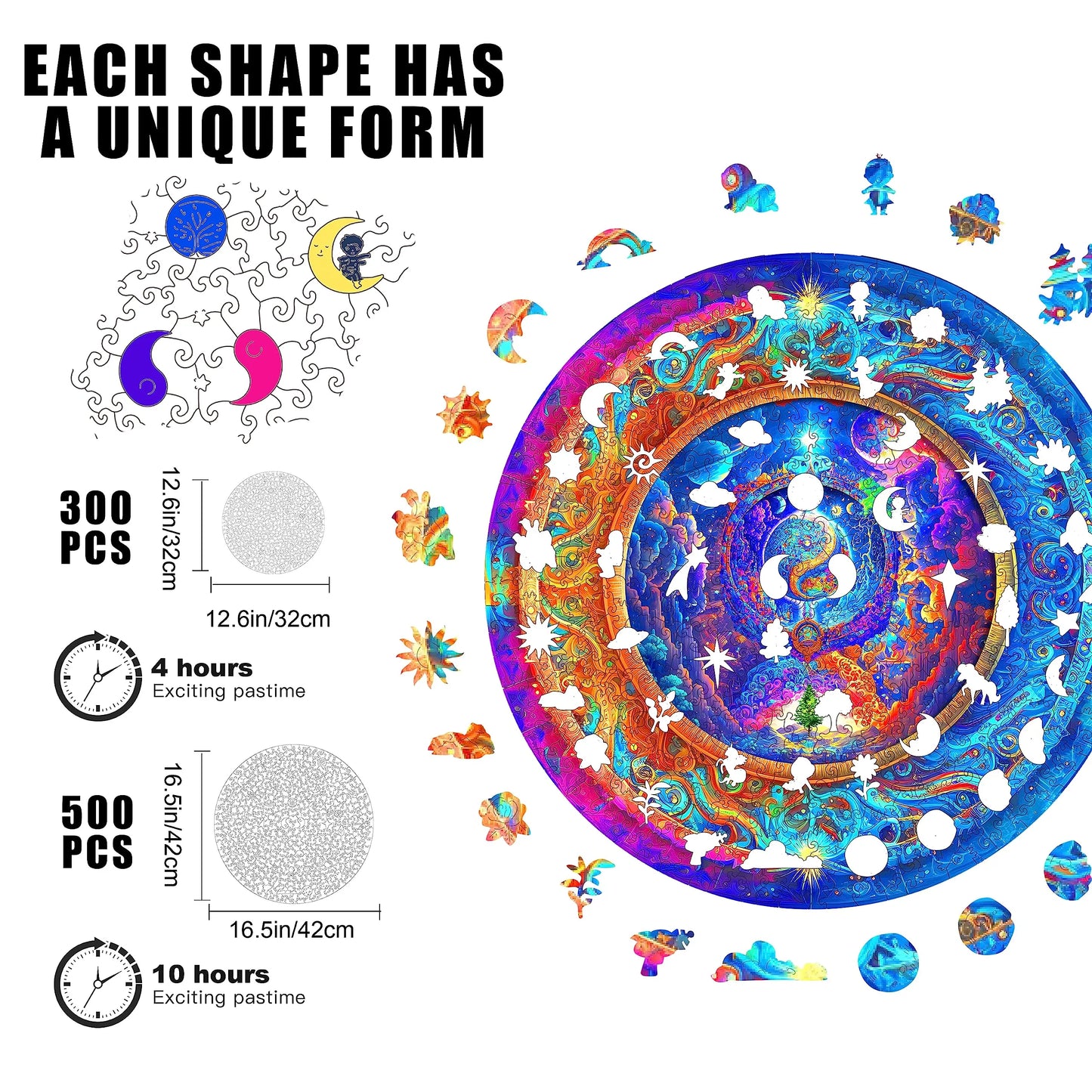 Heart of the Earth, Wooden Jigsaw Puzzles