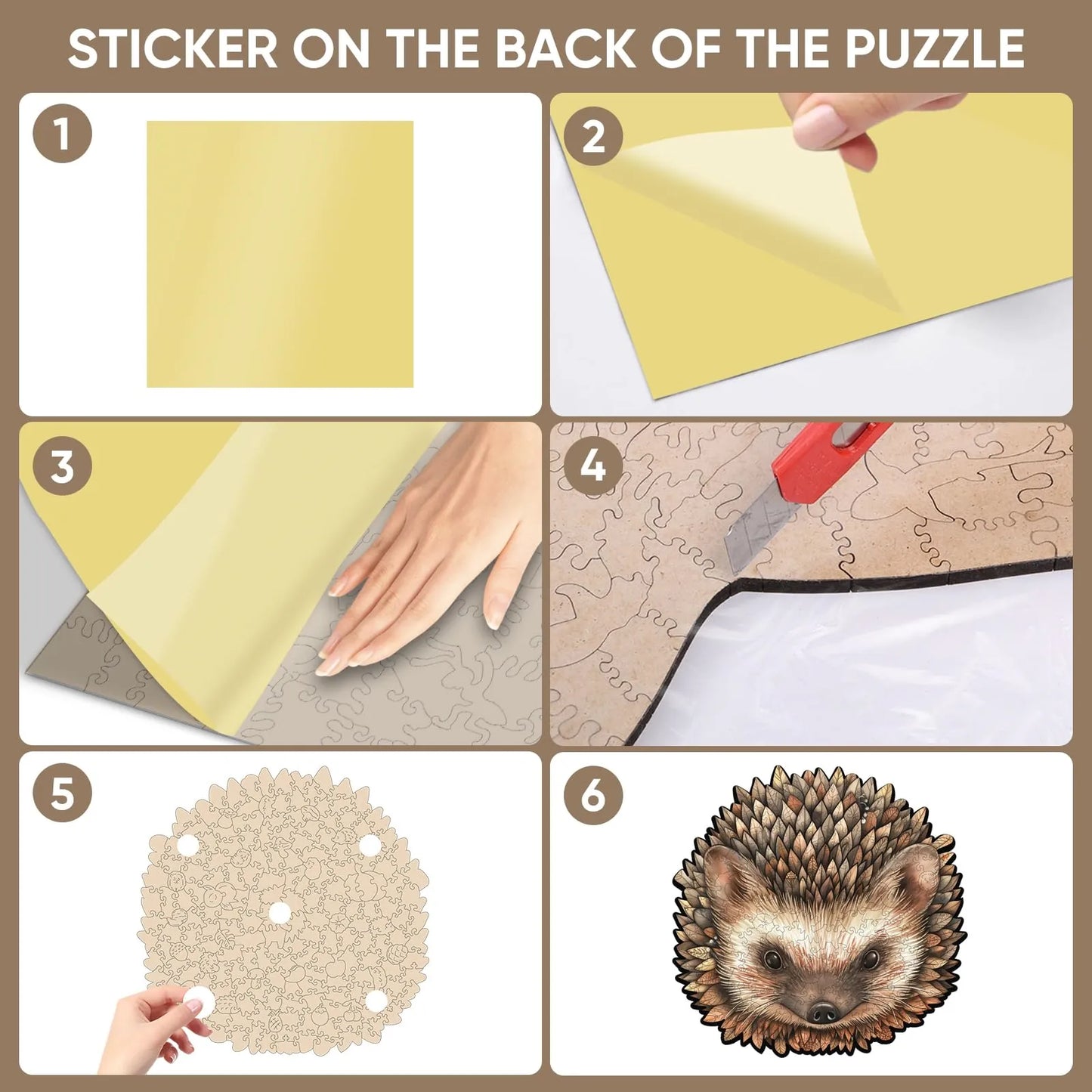 Hedgehog, Wooden Jigsaw Puzzles