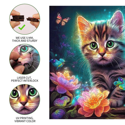 Kitten, Wooden Jigsaw Puzzles