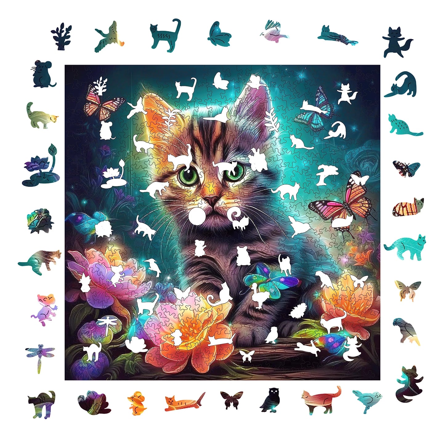 Kitten, Wooden Jigsaw Puzzles