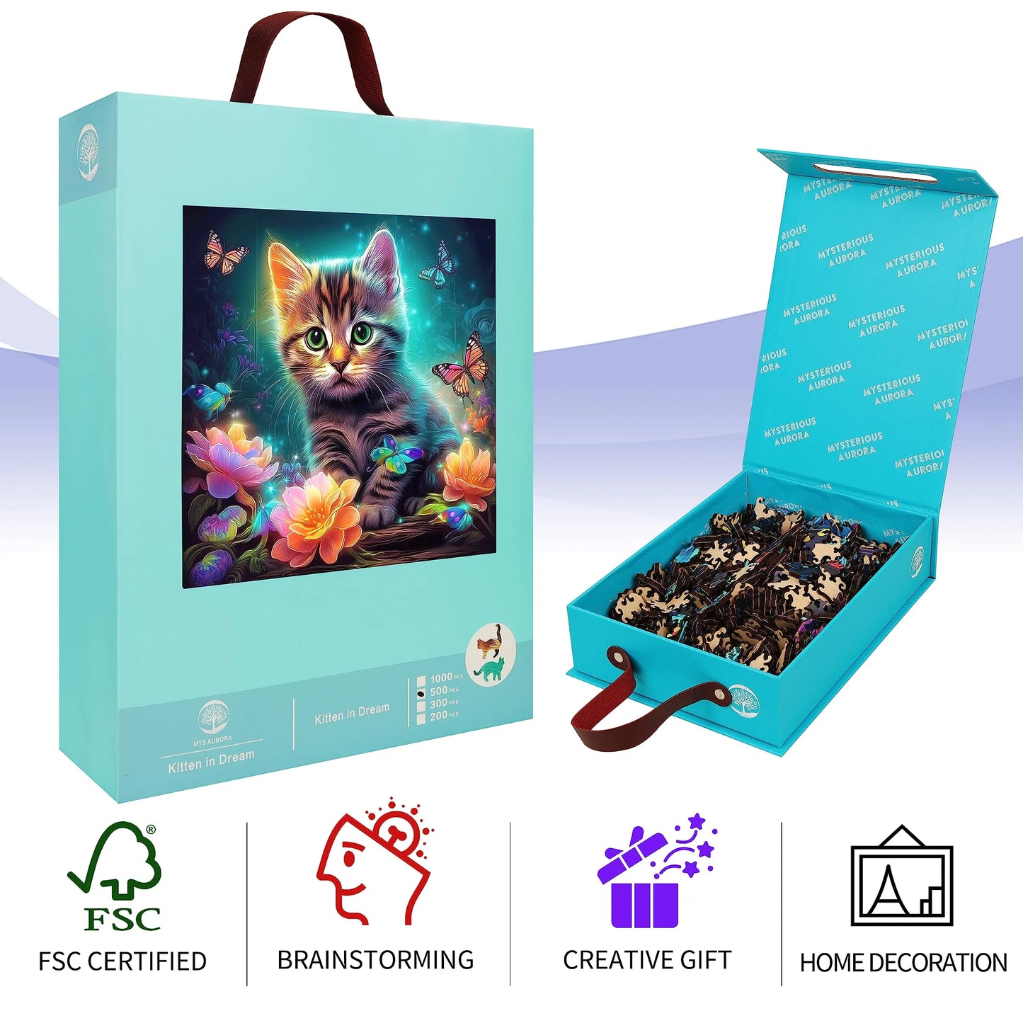 Kitten, Wooden Jigsaw Puzzles