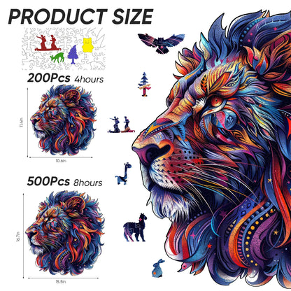 Lion B, Wooden Jigsaw Puzzles