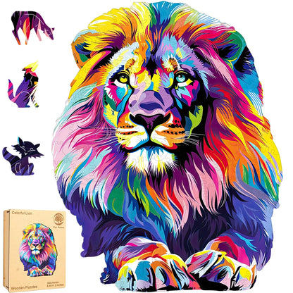 Lion A, Wooden Jigsaw Puzzles