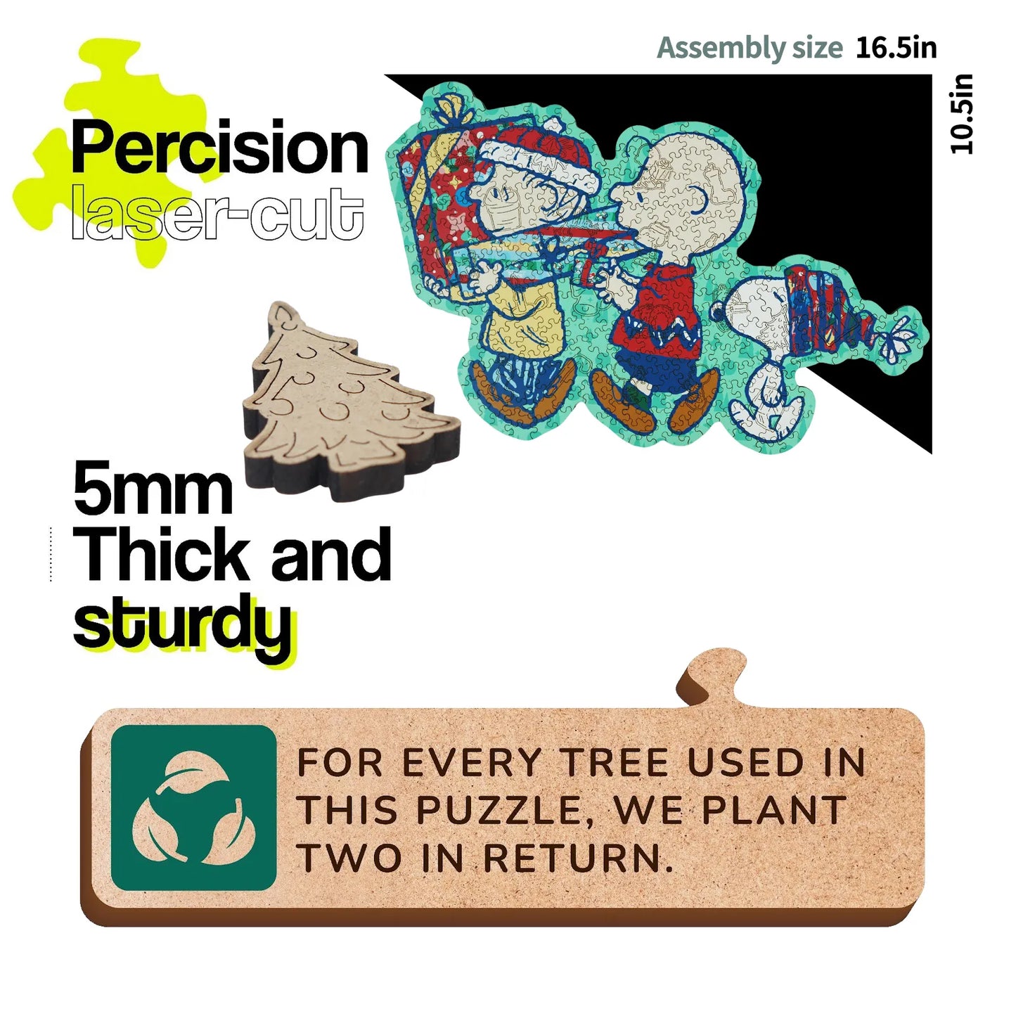 Merry Unwrapping, Snoopy Jigsaw Puzzles