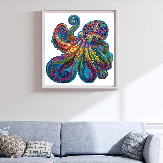 Octopus A, Wooden Jigsaw Puzzles