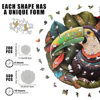 Parrot, Wooden Jigsaw Puzzles