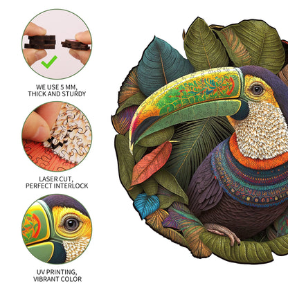 Parrot, Wooden Jigsaw Puzzles