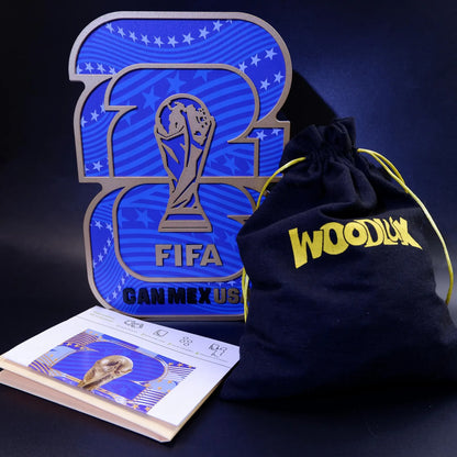 FIFA World Cup 2026 USA Host Logo Luxury 300-Piece Wooden Puzzle | Premium Officially Licensed Collectible Gift