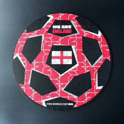 FIFA World Cup 2026 England Ball Wooden Jigsaw Puzzle | 200 Pieces, 5mm Thick
