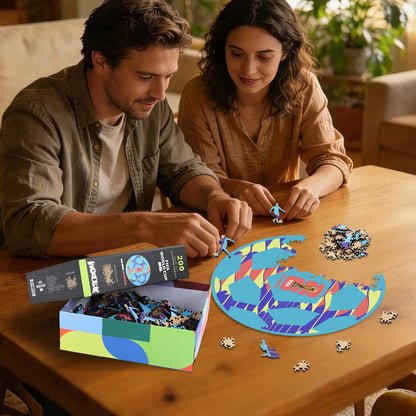 FIFA World Cup 2026 Wooden Jigsaw Puzzle | 200 Pieces, Los Angeles Ball