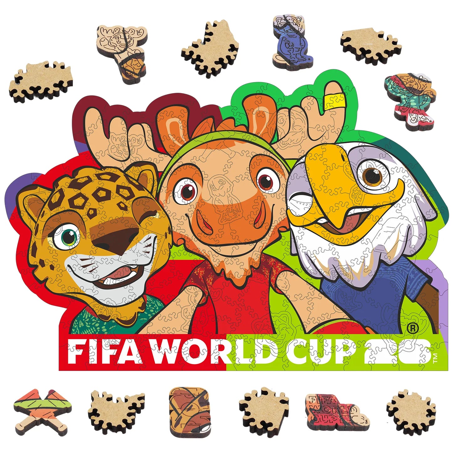 FIFA World Cup 2026 Wooden Jigsaw Puzzle | 200 Pieces, Trophy 3
