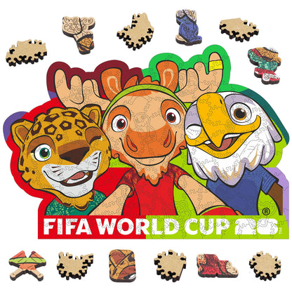 FIFA World Cup 2026 Wooden Jigsaw Puzzle | 200 Pieces, Trophy 3