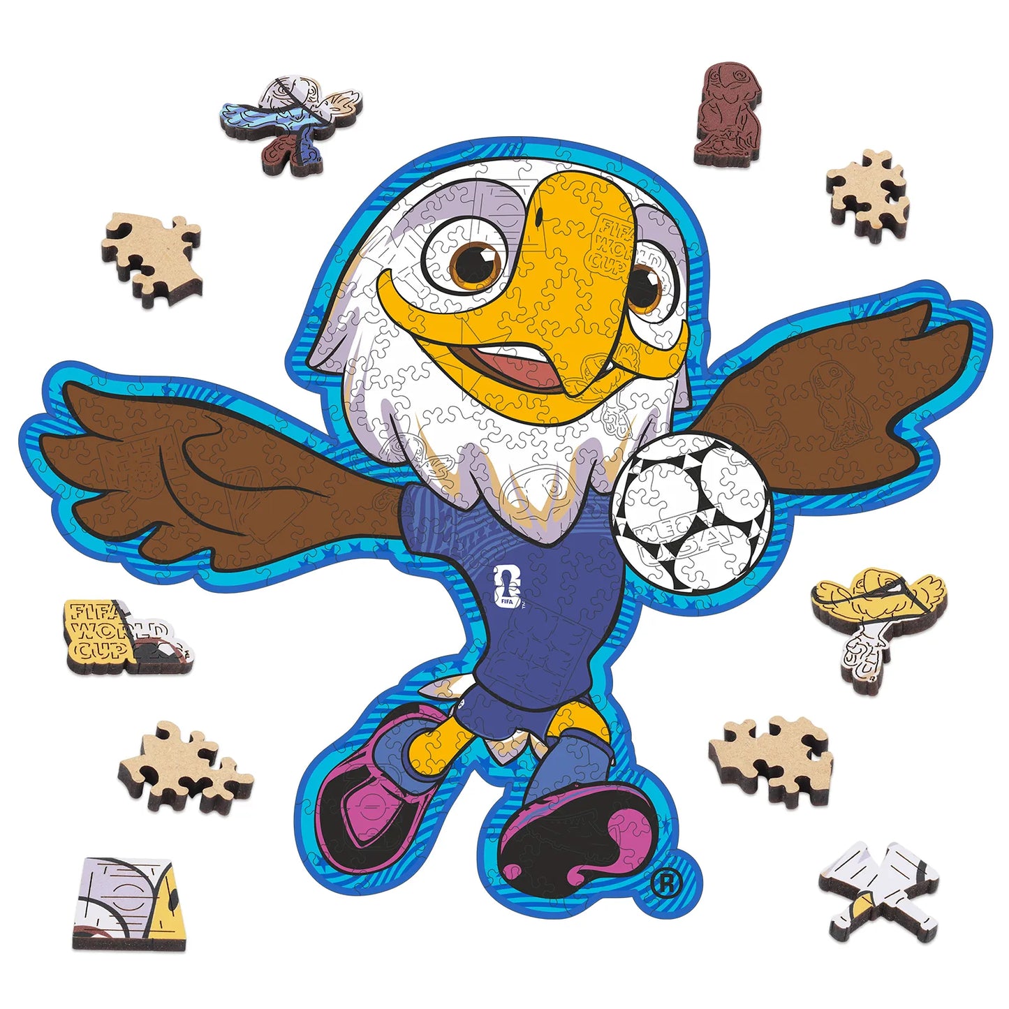 FIFA World Cup 2026 Wooden Jigsaw Puzzle | 200 Pieces, Trophy 4