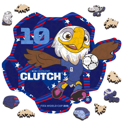 FIFA World Cup 2026 Wooden Jigsaw Puzzle | 150 Pieces, USA Mascot 10