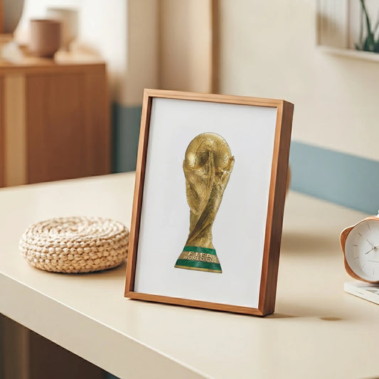 FIFA World Cup 2026 Wooden Jigsaw Puzzle | Trophy Mini 26PC
